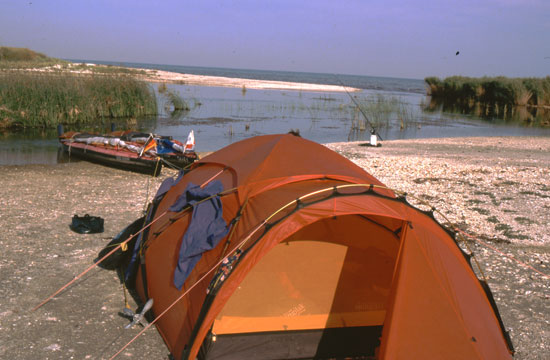 Am Donaudelta angekommen