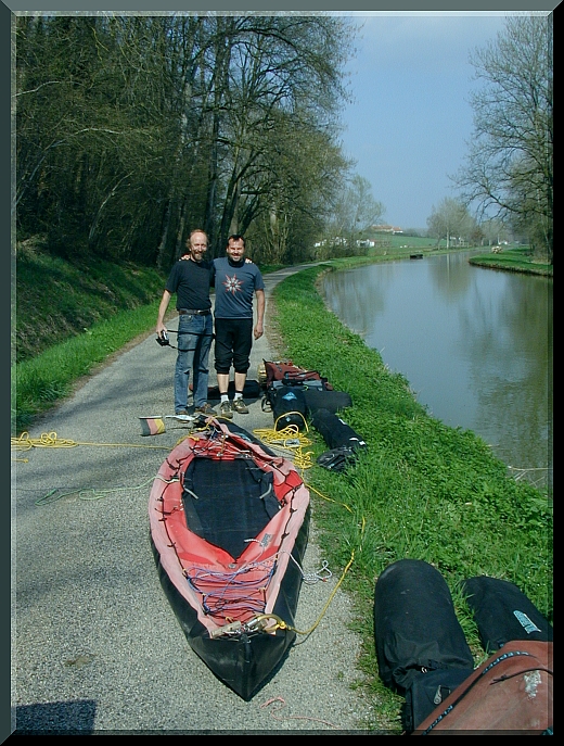 endlich weg vom Atlantik am Kanal Niverneis