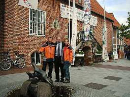  In Otterndorf mitsamt Gemeindebrgermeister Zahrte